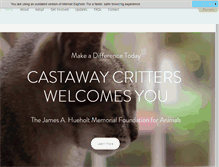 Tablet Screenshot of castawaycritters.org